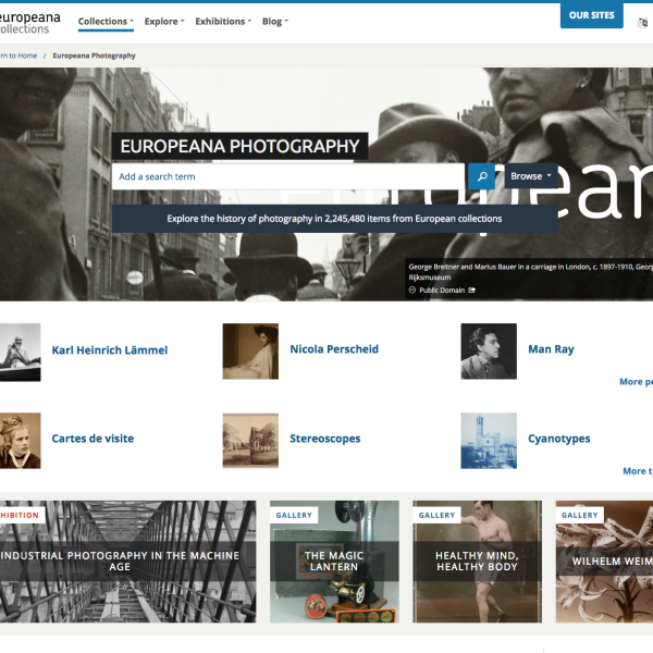 Europeana Photography opens up Europe’s rich photographic heritage