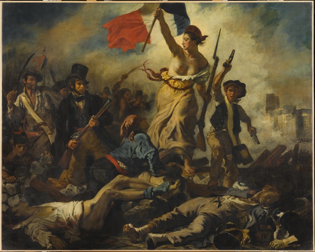 la Liberte guidant le peuple, Le Louvre