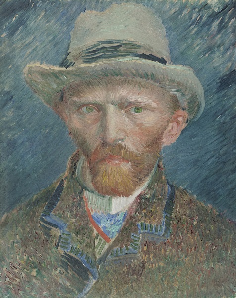 Self-portrait, Van Gogh, Rijksmuseum, Public Domain