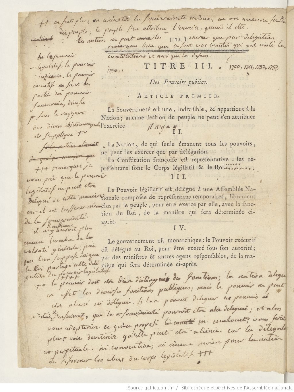 Book annotation -  France