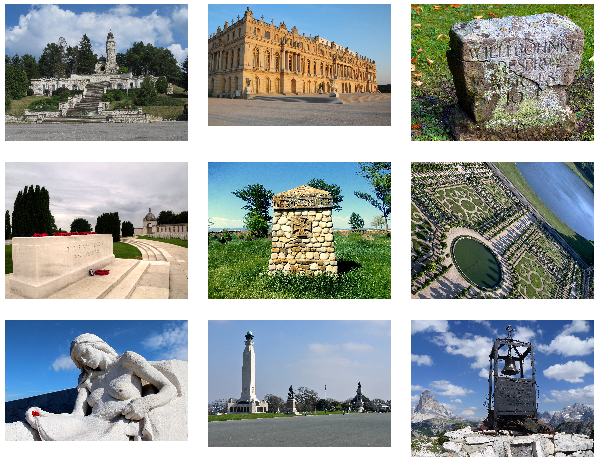 Selection of photographs submitted to Wiki Loves Monuments 2013