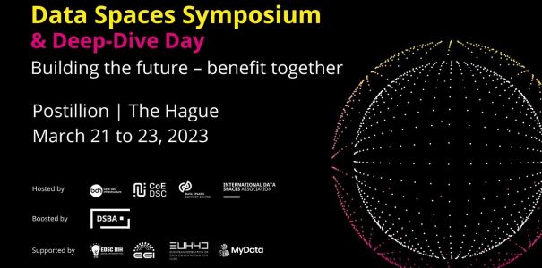 Event banner for Data Spaces Symposium & Deep-Dive Day: Building the future – benefit together