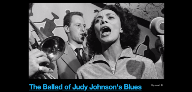 The Ballad of Judy Johnson's Blues - a woman singing