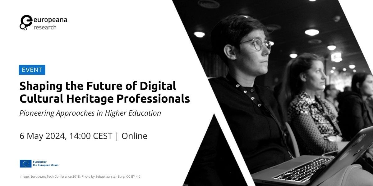 haping the future of digital cultural heritage professionals: pioneering approaches in Higher Education event imagery, showing people in an audience