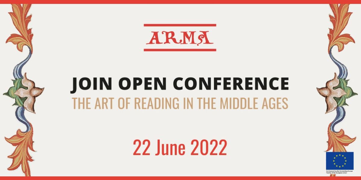 Conference logo. ARMA join open conference 22 June 2022