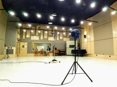One scenario for Columbia Studio A acoustical measurements