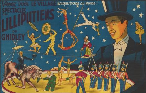 A poster for a circus
