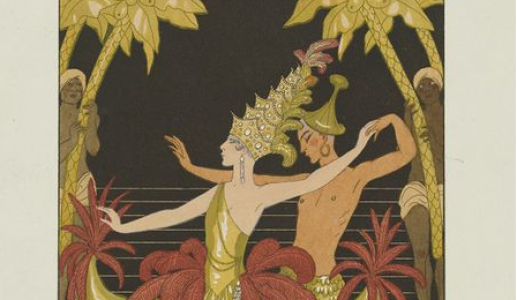 Falbalas et Fanfreluches. Almanach des modes... Mlle Sorel au bal du grand prix | George Barbier,1923 , CC BY.