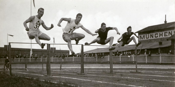 Men taking part in a race