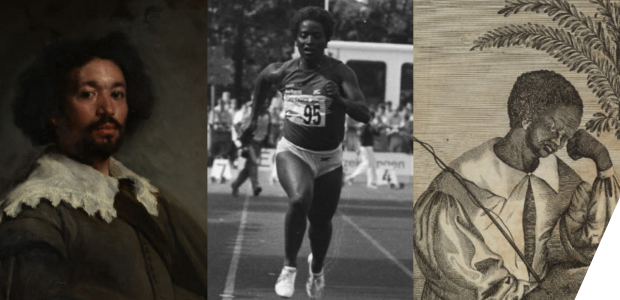 Images of Juan de Pareja, Nellie Cooman and Toussaint Louverture collage