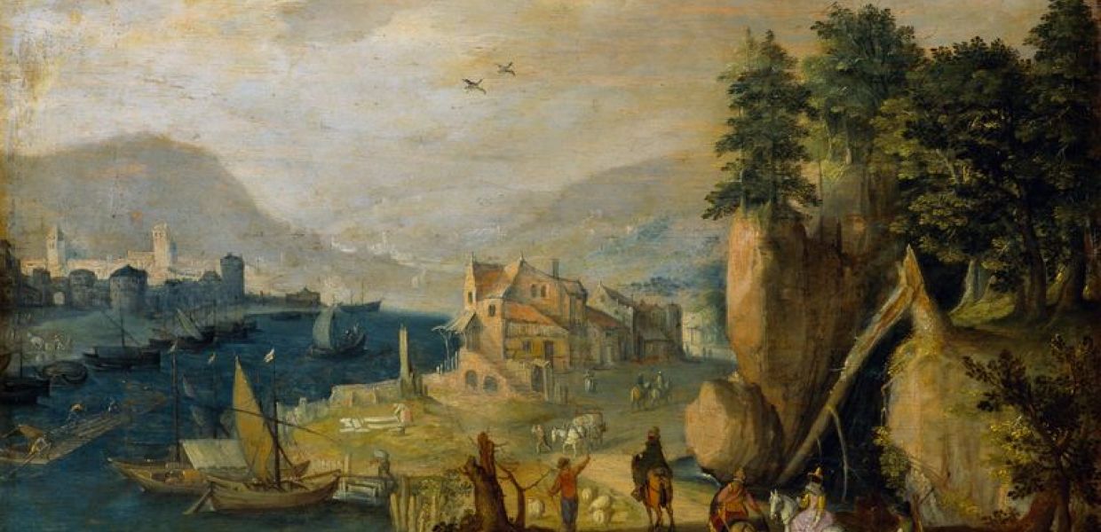 Miestas kalnuose, 1616–1619, M. K. Čiurlionis National Museum of Art, Lithuania, CC BY