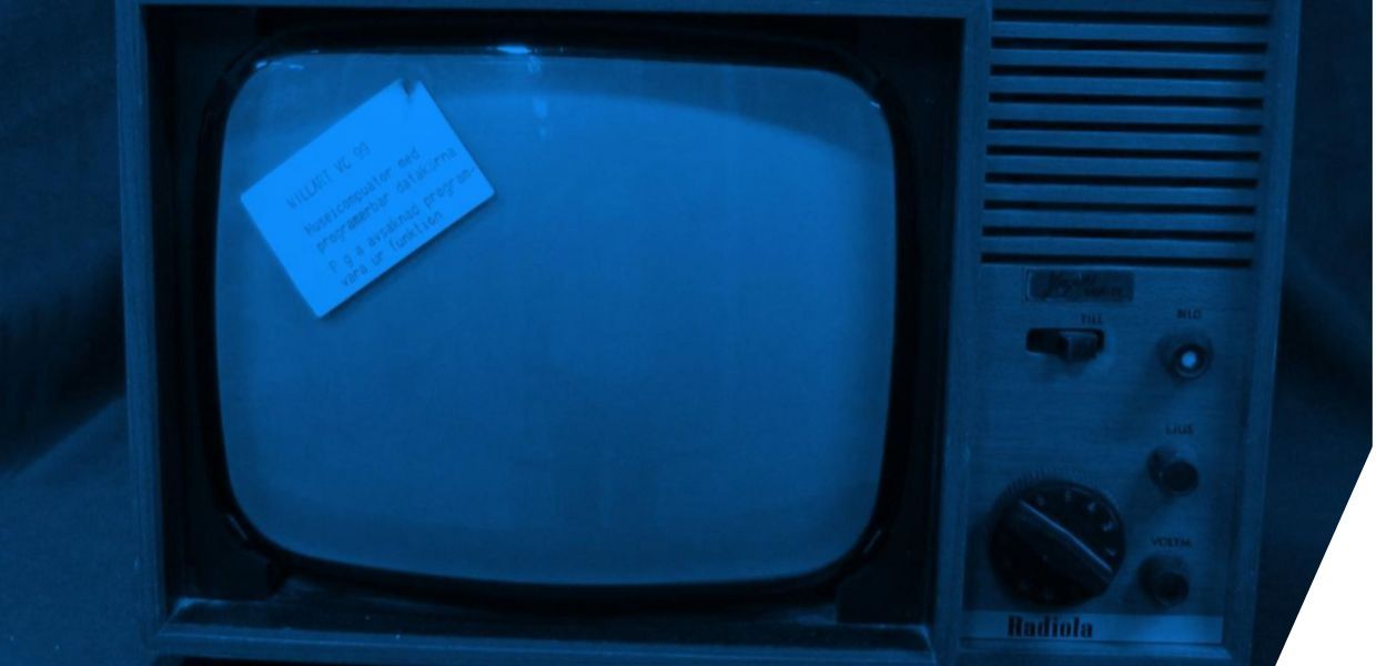 A TV screen