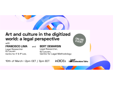 Art and culture in the digitized world: A legal perspective