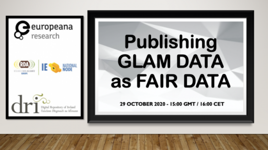 Publishing GLAM data as FAIR data