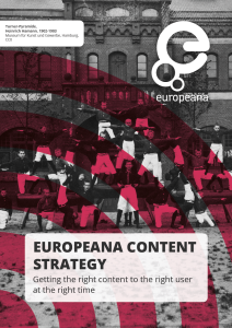 Europeana Content Strategy