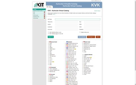 Karlsruhe Virtual Catalog