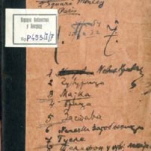 Manuscript material reflecting the history of Serbia in World War I