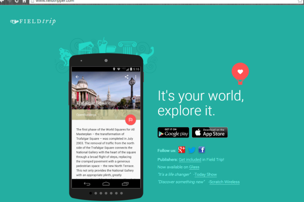 Reach cultural tourists through Europeana in Google’s Field Trip app