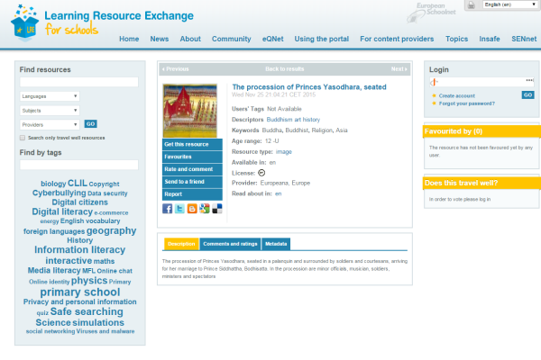 Introducing Europeana to the Learning Resource Exchange