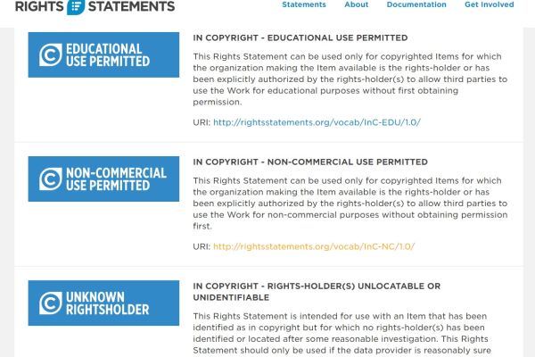 Rightsstatements.org launches at DPLAfest 2016 in Washington DC