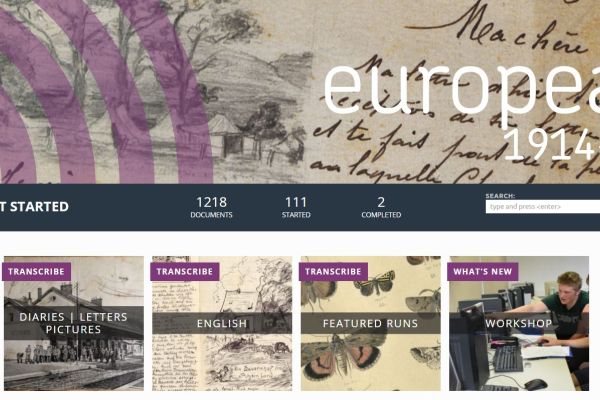 Transcribing Europeana 1914-1918