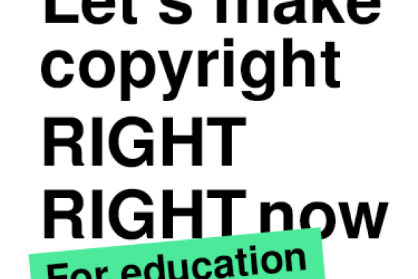 Fixing copyright for education with COMMUNIA