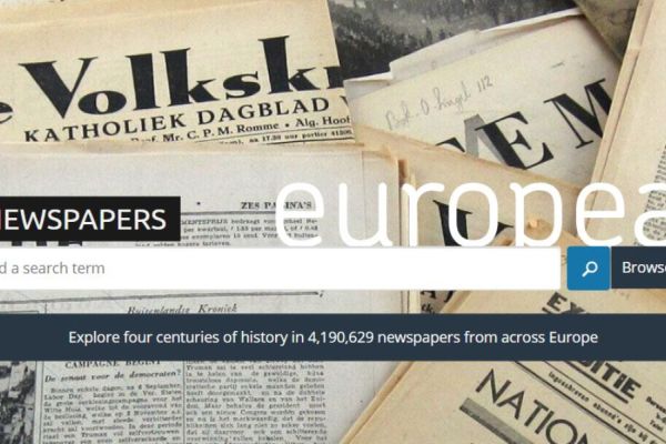 Europeana Newspapers - capturing the details of daily life in the past
