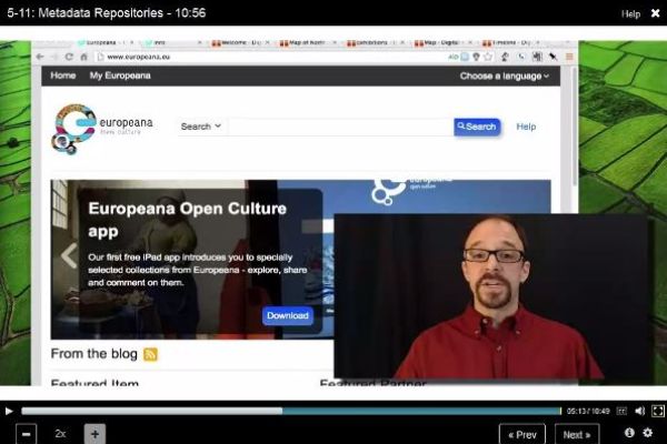 Europeana used in Massive Open Online Course on Metadata