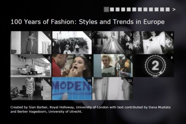 Fashion and the Moving Image: EUscreen’s online fashion exhibition