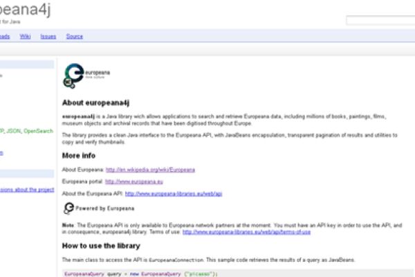 Europeana java Client library (formerly europeana4j)