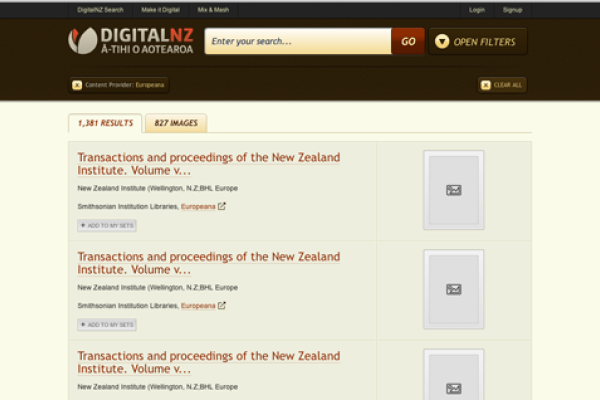 Digital NZ - National Library of New Zealand