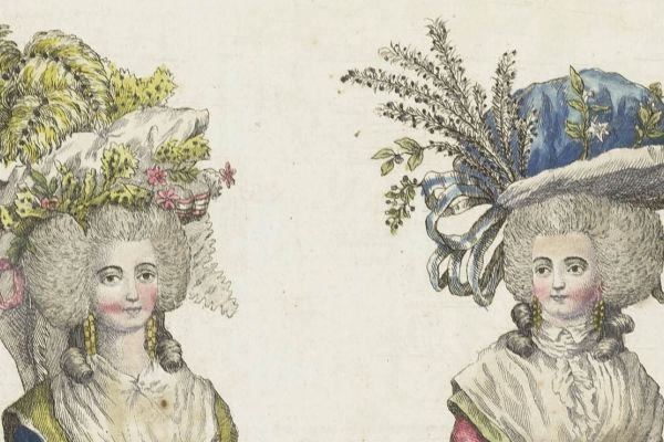 Historical fashion drawings, prints and patterns