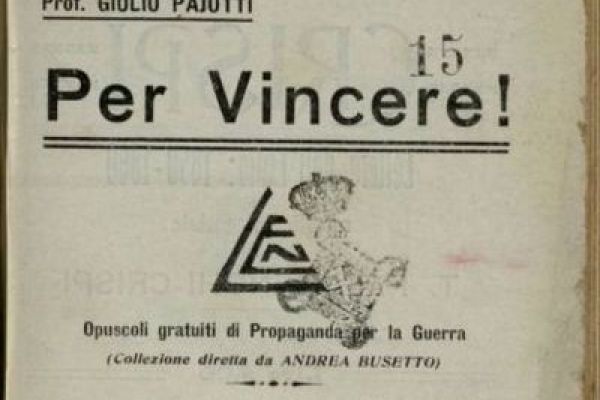 Italian Books from the First World War period