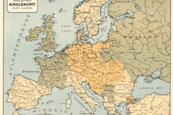 Maps of the First World War held by the National Library of Denmark