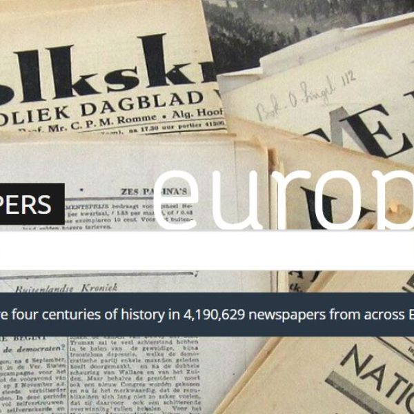Europeana Newspapers - capturing the details of daily life in the past