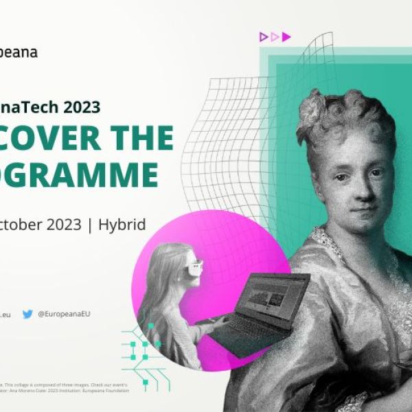 Full programme announced for EuropeanaTech 2023