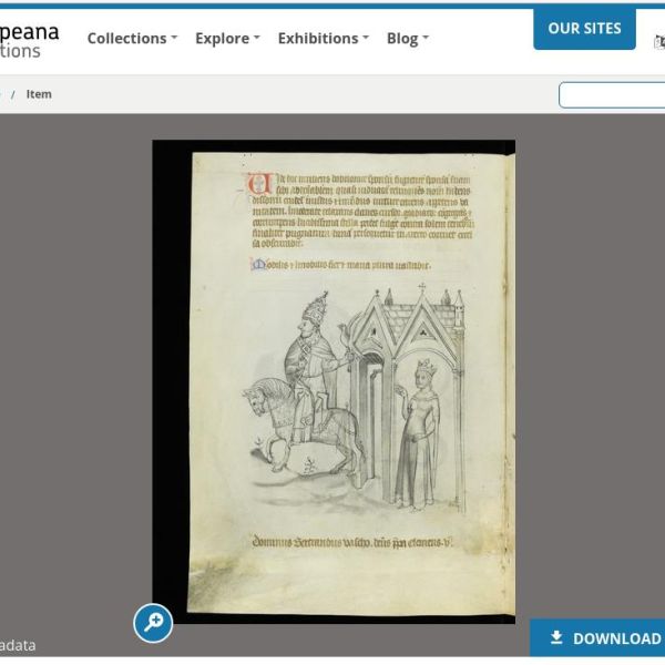 Building a rich media experience with the Europeana API and IIIF