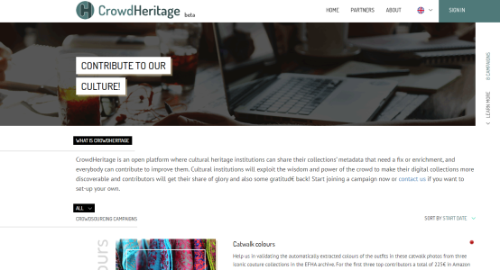 CrowdHeritage Platform
